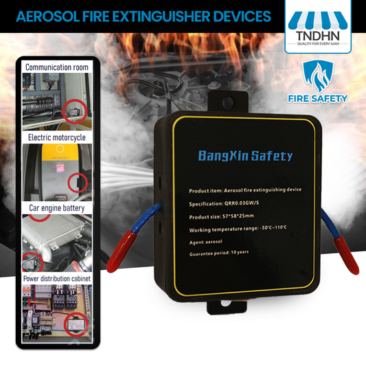 Automated Fire Extinguishing System for Cars / Electrical Panels / Small Tight Spaces