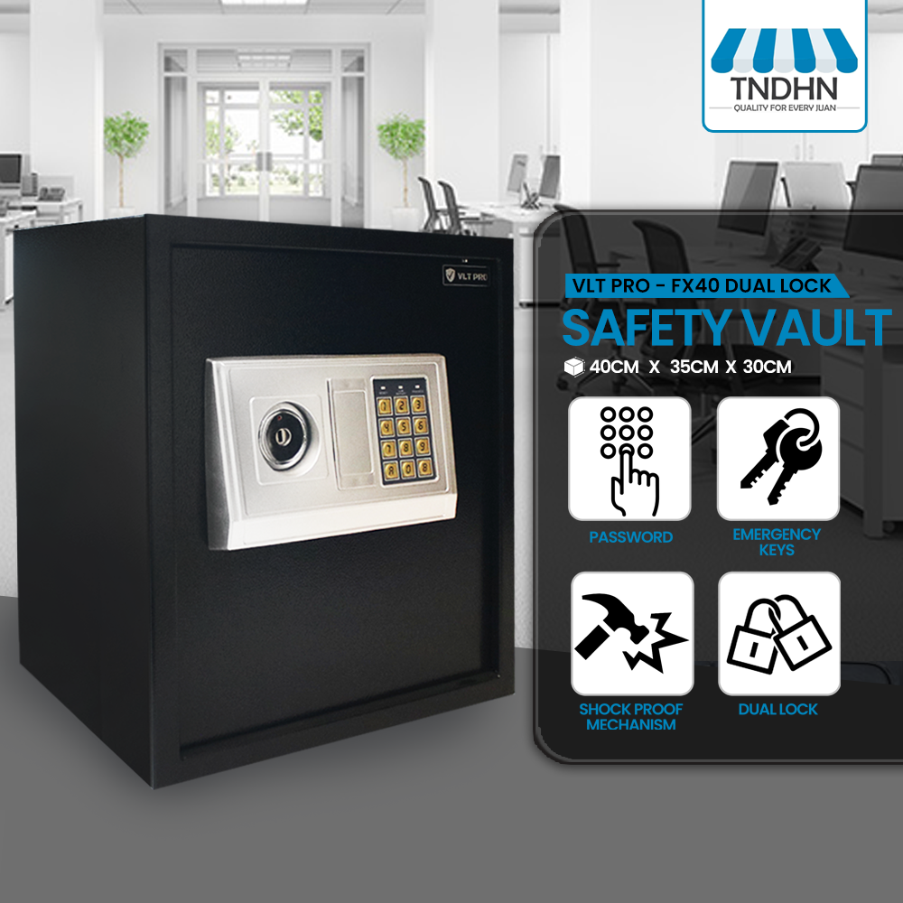 FX40 Dual Lock Safety Security Vault by VLT PRO