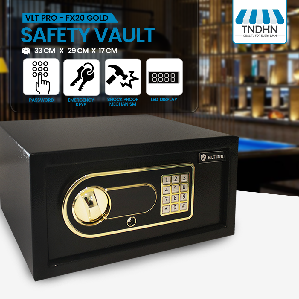 FX20 Gold Safety and Security Vault by VLT PRO