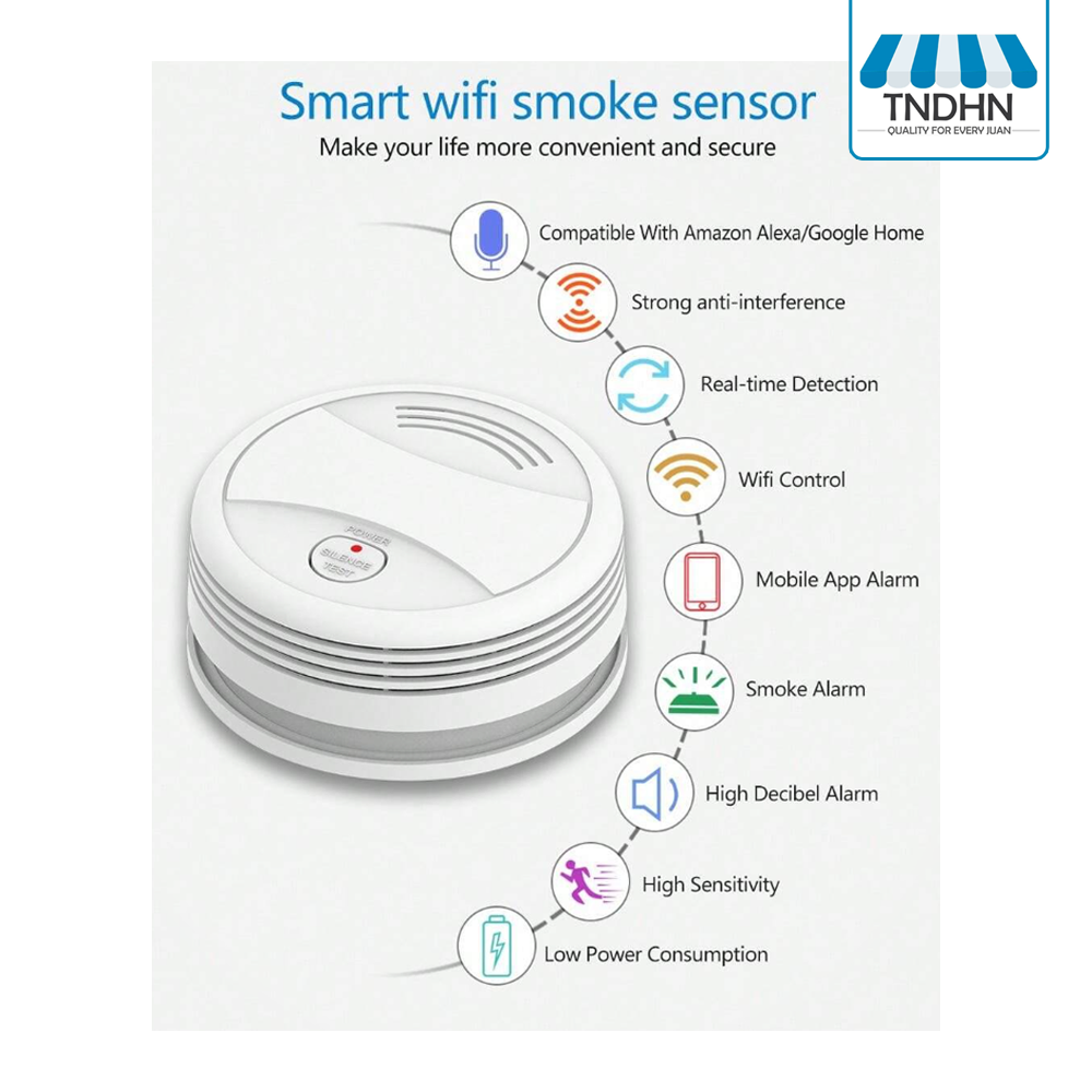 Photoelectric Smoke Alarm (Smart Home / WiFi) by VLT PRO