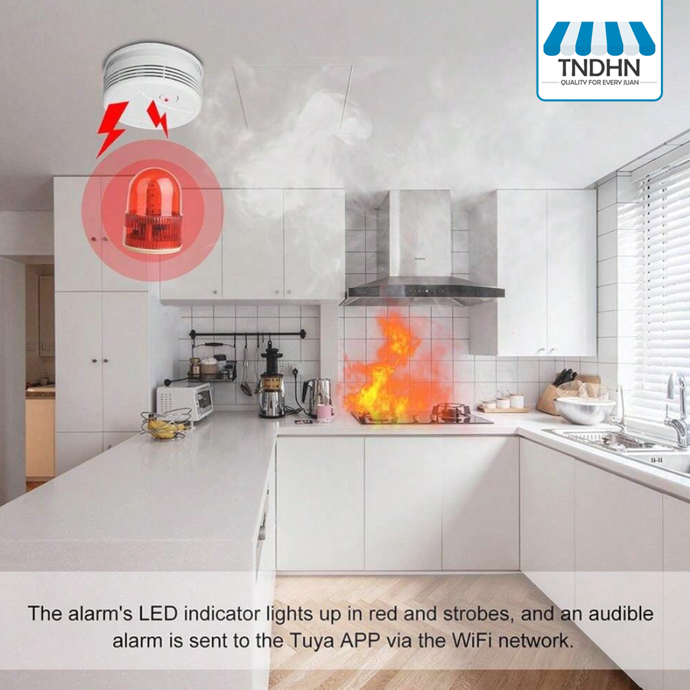 Photoelectric Smoke Alarm (Smart Home / WiFi) by VLT PRO